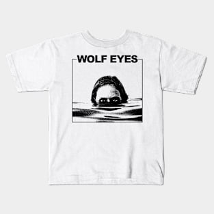 Wolf Eyes rock Kids T-Shirt